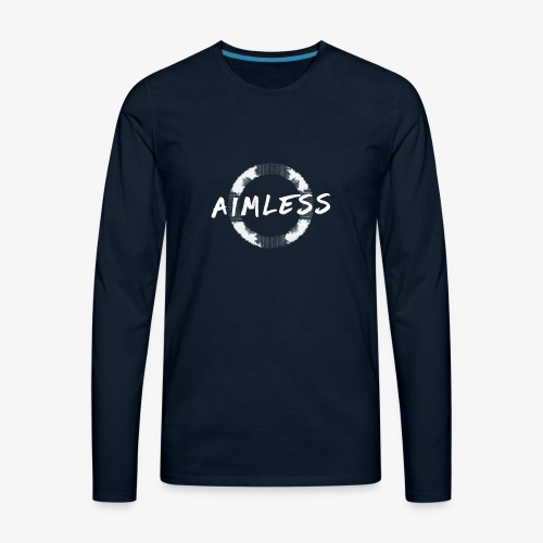 Aimless Clothing Logo - Men's Premium Long Sleeve T-Shirt