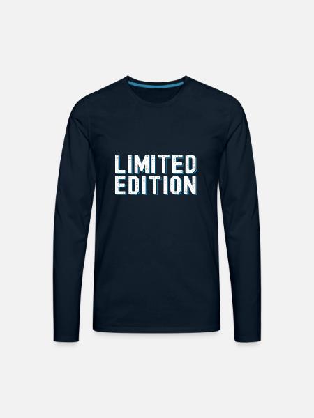 Limited Edition - Men's Premium Long Sleeve T-Shirt - deep navy