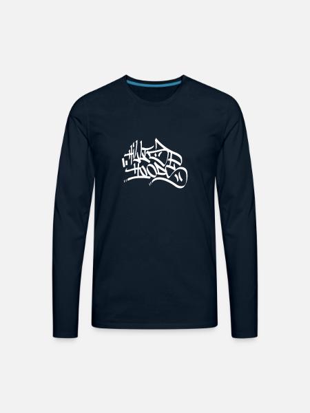 Hilltop Hoods T Shirt - Men's Premium Long Sleeve T-Shirt - deep navy