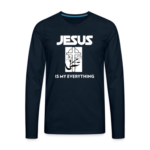 Jesus Is My Everything - Men's Premium Long Sleeve T-Shirt