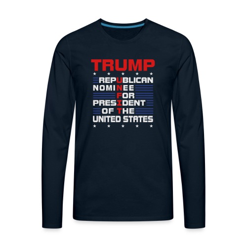 Trump Unfit For President - Men's Premium Long Sleeve T-Shirt