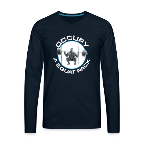 occupysquat - Men's Premium Long Sleeve T-Shirt