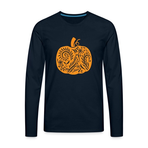 Pasliy Pumpkin Tee Orange - Men's Premium Long Sleeve T-Shirt