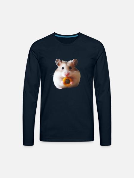 Seeds & Hamsters - Men's Premium Long Sleeve T-Shirt - deep navy