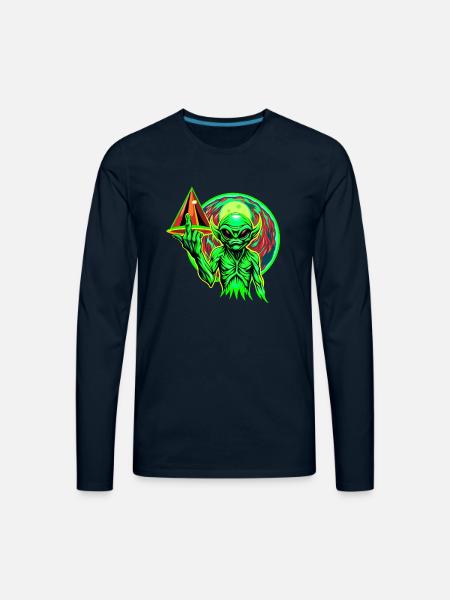 IlluminET171 - Men's Premium Long Sleeve T-Shirt - deep navy