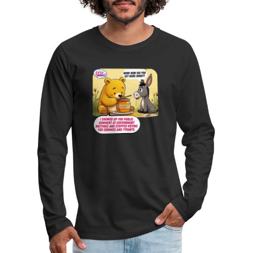 Honey Bear - Fire Tyrants - Men's Premium Long Sleeve T-Shirt