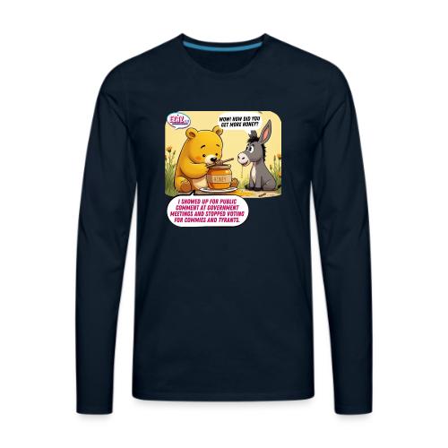 Honey Bear - Fire Tyrants - Men's Premium Long Sleeve T-Shirt