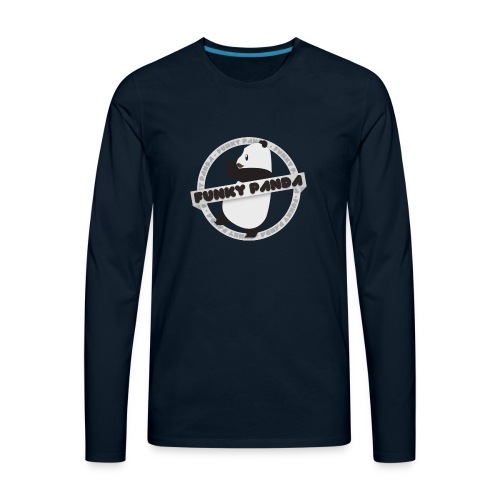 Funky Panda Logo - Men's Premium Long Sleeve T-Shirt