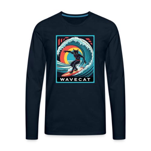 Wavecat Superhero - Men's Premium Long Sleeve T-Shirt