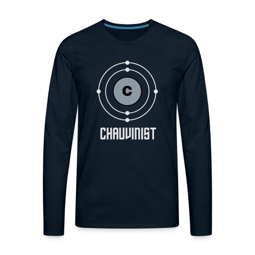 Carbon Chauvinist Electron - Men's Premium Long Sleeve T-Shirt