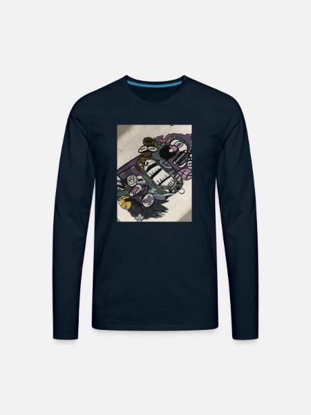 Artist - Men's Premium Long Sleeve T-Shirt - deep navy