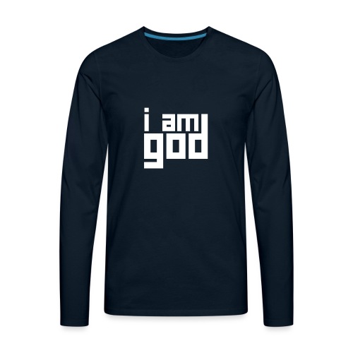 I am god - Men's Premium Long Sleeve T-Shirt