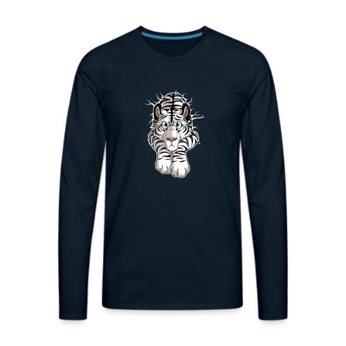 STUCK White Tiger - Men's Premium Long Sleeve T-Shirt