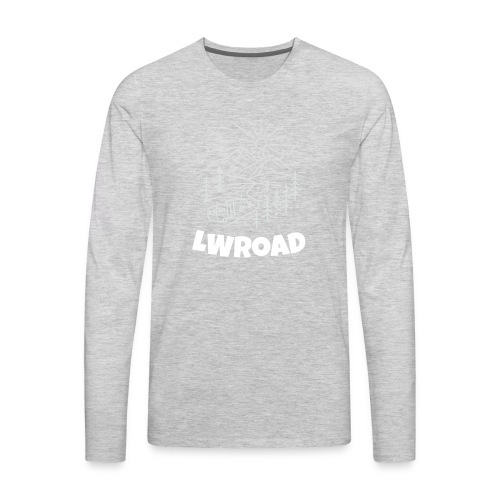 LWRoad White Logo - Men's Premium Long Sleeve T-Shirt