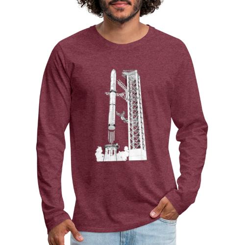 Starship Super-Heavy Lift Launch Vehicle - No Text - Men's Premium Long Sleeve T-Shirt
