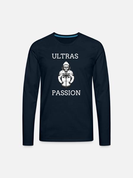 ULTRAS PASSION - Men's Premium Long Sleeve T-Shirt - deep navy