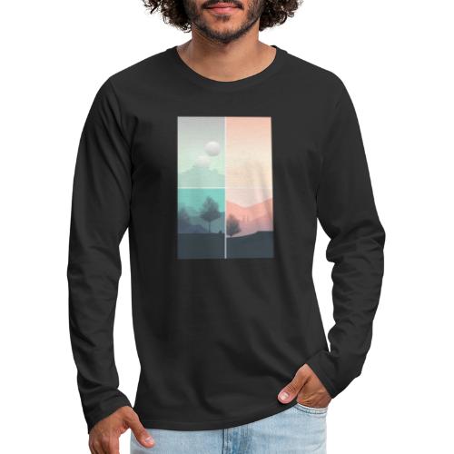 Travelling through the ages - Men's Premium Long Sleeve T-Shirt