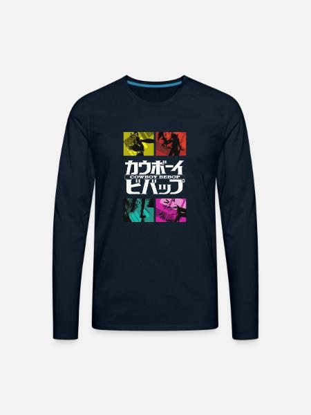 boy cowboy bop merch - Men's Premium Long Sleeve T-Shirt - deep navy
