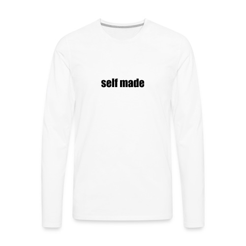 self made tee - Men's Premium Long Sleeve T-Shirt