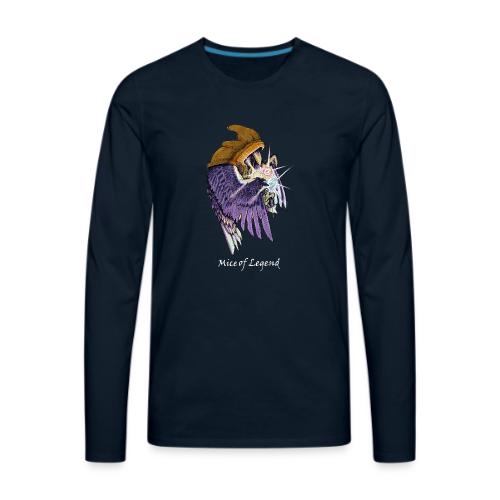 Mice of Legend - Raven Wizard - Men's Premium Long Sleeve T-Shirt