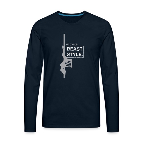 Activate: Beast Style - Men's Premium Long Sleeve T-Shirt
