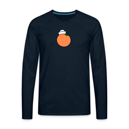Naval Orange - Men's Premium Long Sleeve T-Shirt