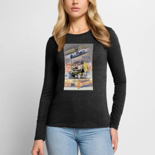 Jonathan Davenport DLM Eldora Speedway 2025 - Women's Premium Slim Fit Long Sleeve T-Shirt
