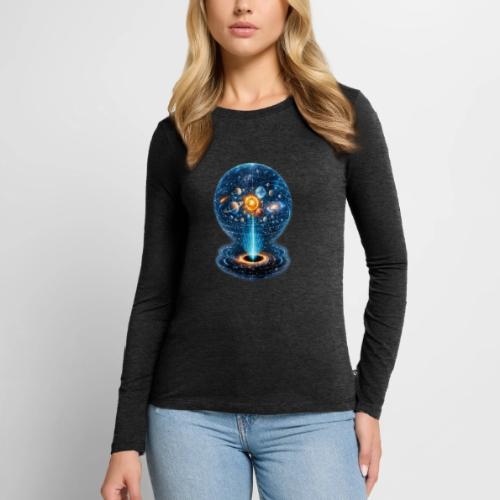 Holographic Universe - Women's Premium Slim Fit Long Sleeve T-Shirt