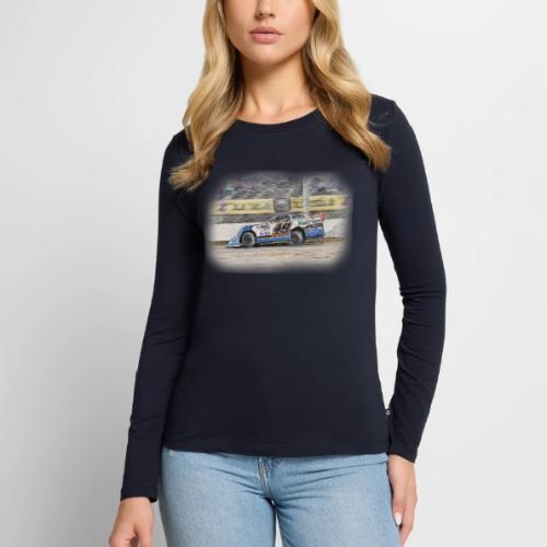Johnathan Davenport's #49 B - Women's Premium Slim Fit Long Sleeve T-Shirt