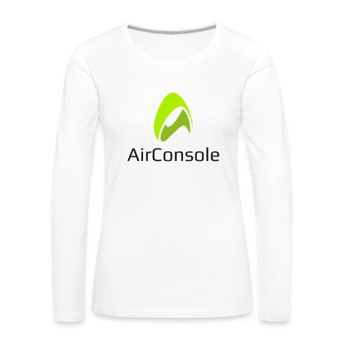 New Logo AirConsole - Women's Premium Slim Fit Long Sleeve T-Shirt