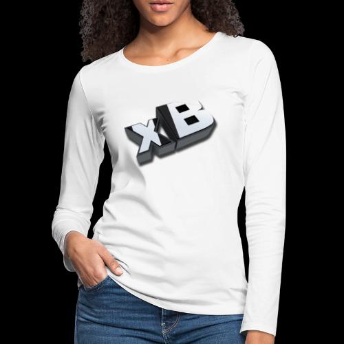 xB Logo - Women's Premium Slim Fit Long Sleeve T-Shirt