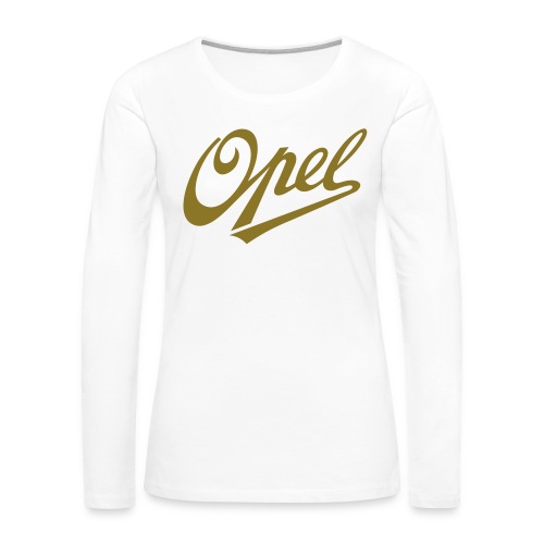 Opel Logo 1909 - Women's Premium Slim Fit Long Sleeve T-Shirt