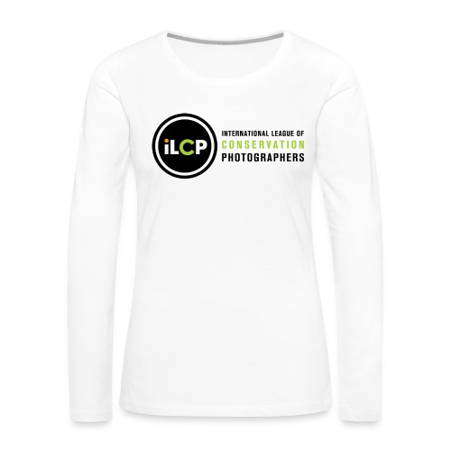 iLCP logo horizontal RGB png - Women's Premium Slim Fit Long Sleeve T-Shirt