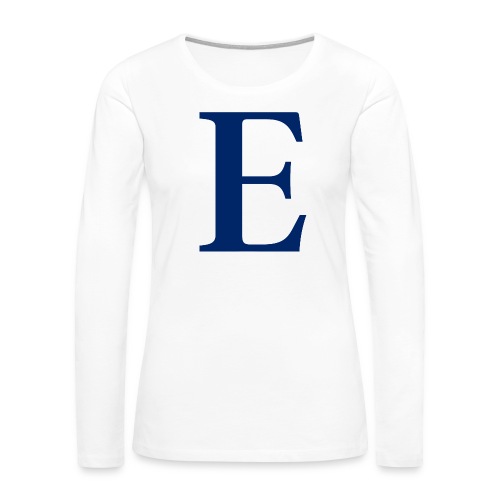 E (M-O-N-E-Y) MONEY - Women's Premium Slim Fit Long Sleeve T-Shirt