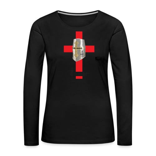 crusader_red - Women's Premium Slim Fit Long Sleeve T-Shirt