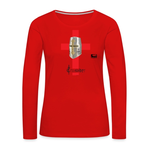 crusader_red - Women's Premium Slim Fit Long Sleeve T-Shirt