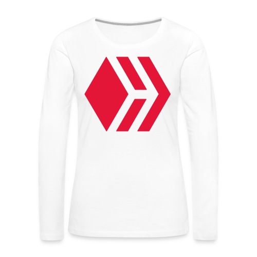 Hive logo - Women's Premium Slim Fit Long Sleeve T-Shirt
