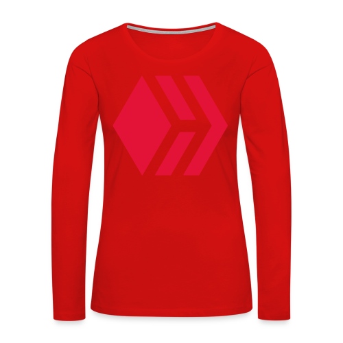 Hive logo - Women's Premium Slim Fit Long Sleeve T-Shirt
