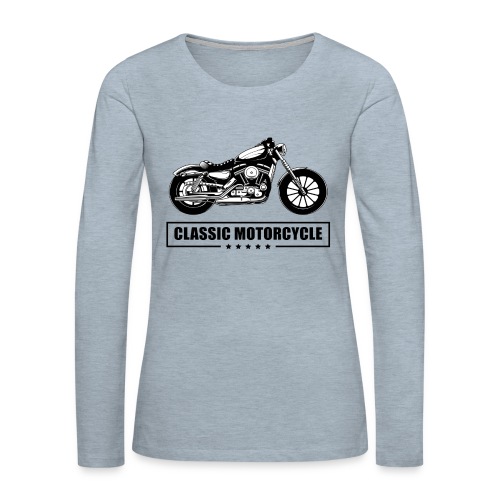 Classic Cycling Family - Women's Premium Slim Fit Long Sleeve T-Shirt
