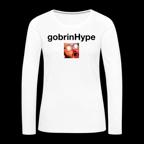 Gobrin Hype Black - Women's Premium Slim Fit Long Sleeve T-Shirt