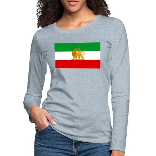 Flag of Iran - Women's Premium Slim Fit Long Sleeve T-Shirt