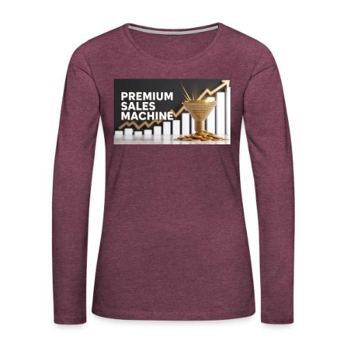 easy soloads sales funnel - Women's Premium Slim Fit Long Sleeve T-Shirt