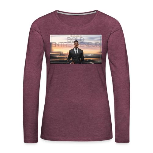 vidiq thumbnail 7 - Women's Premium Slim Fit Long Sleeve T-Shirt