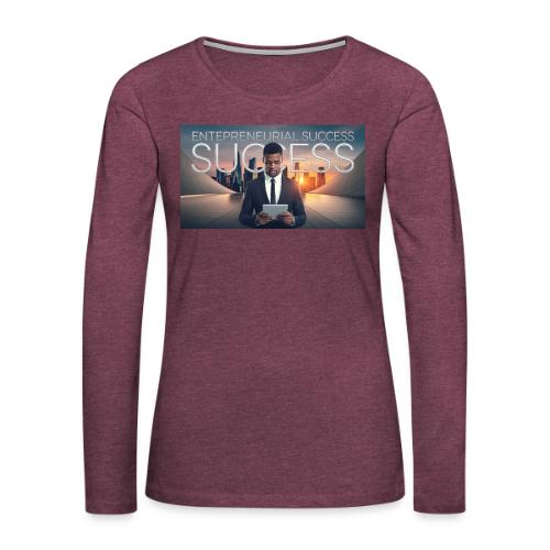 vidiq thumbnail 1 - Women's Premium Slim Fit Long Sleeve T-Shirt