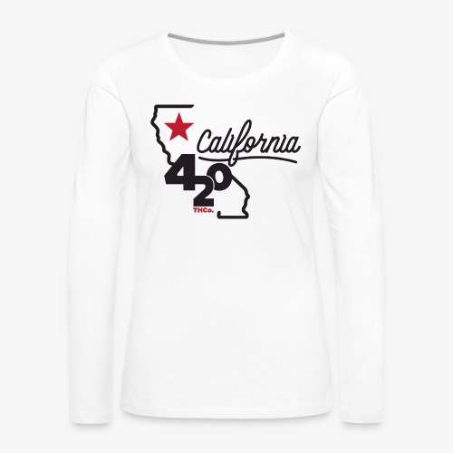 California 420 - Women's Premium Slim Fit Long Sleeve T-Shirt
