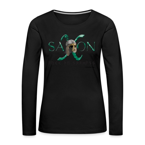 Saxon Pride - Women's Premium Slim Fit Long Sleeve T-Shirt
