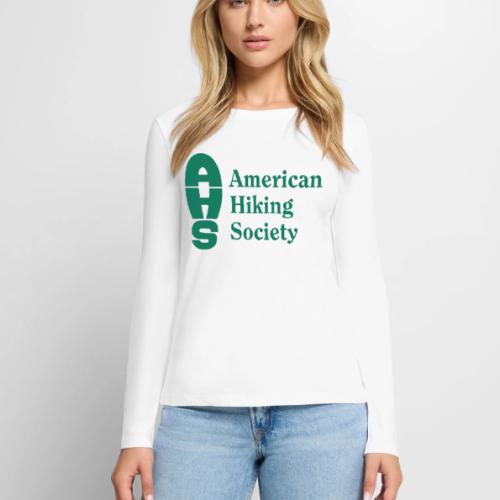 AHS logo green - Women's Premium Slim Fit Long Sleeve T-Shirt