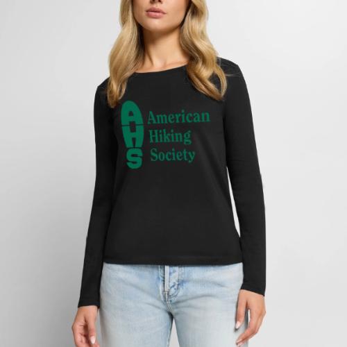AHS logo green - Women's Premium Slim Fit Long Sleeve T-Shirt