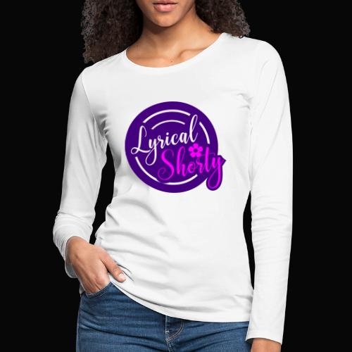 LyricalShorty Logo - Women's Premium Slim Fit Long Sleeve T-Shirt