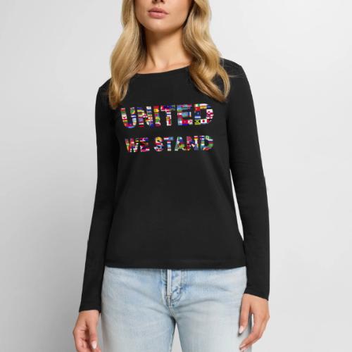 UNITED WE STAND - Women's Premium Slim Fit Long Sleeve T-Shirt